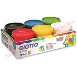 GIOTTO COLORI A DITA IN BARATTOLI DA ML 200